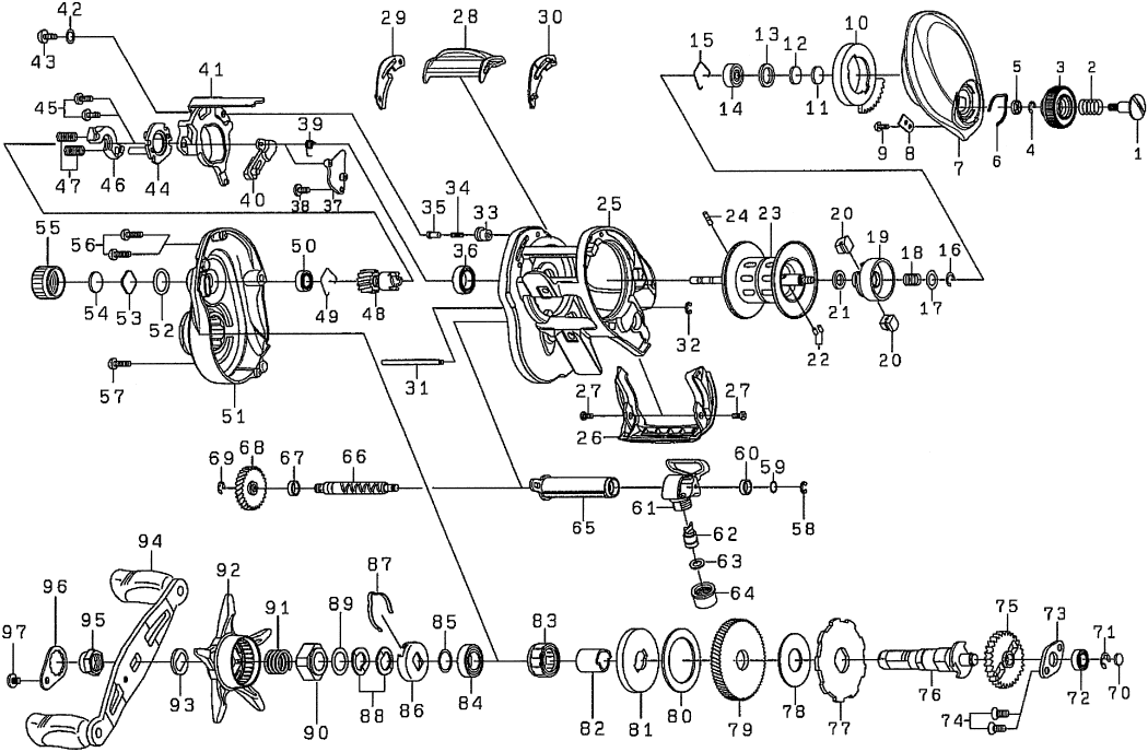 ダイワ純正お取り寄せパーツ：納期1ヶ月】タトゥーラ 103SHL-TW 製品