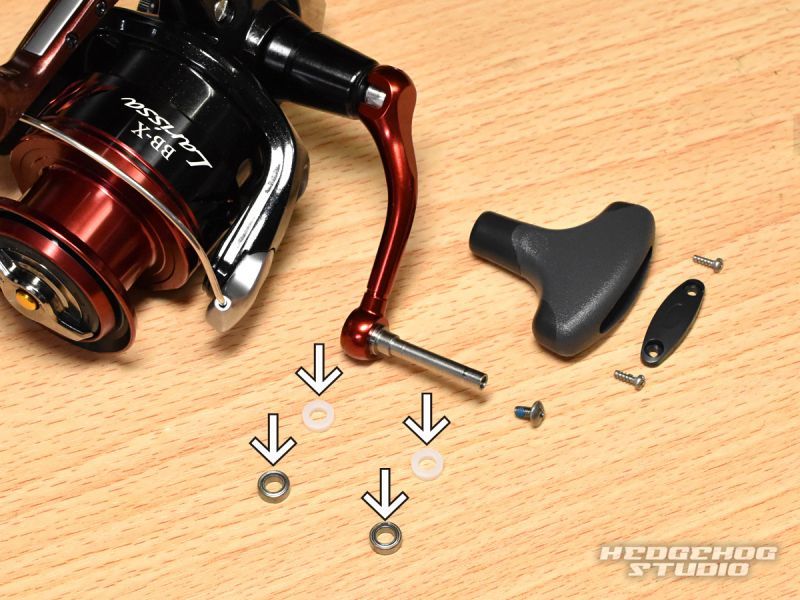 16 BB-X LARISSA Handle knob Bearing Kit （+2BB）