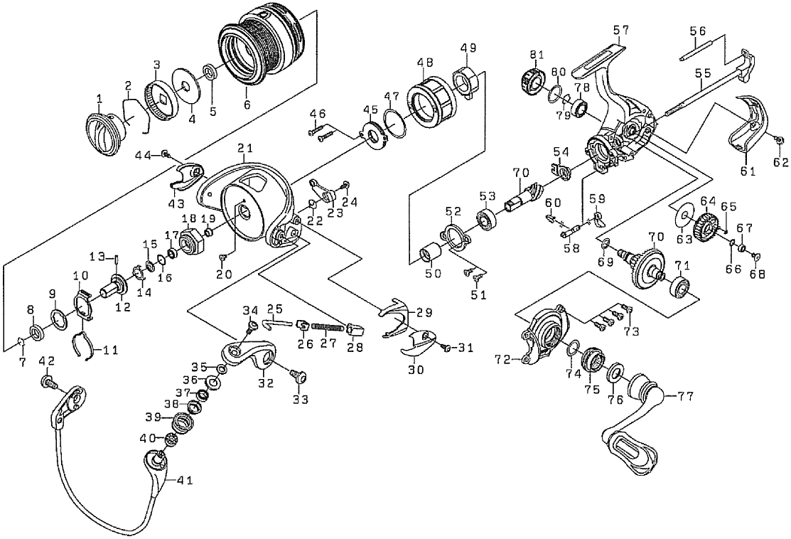 ダイワ純正お取り寄せパーツ：納期1ヶ月】13イージス 2506 製品コード