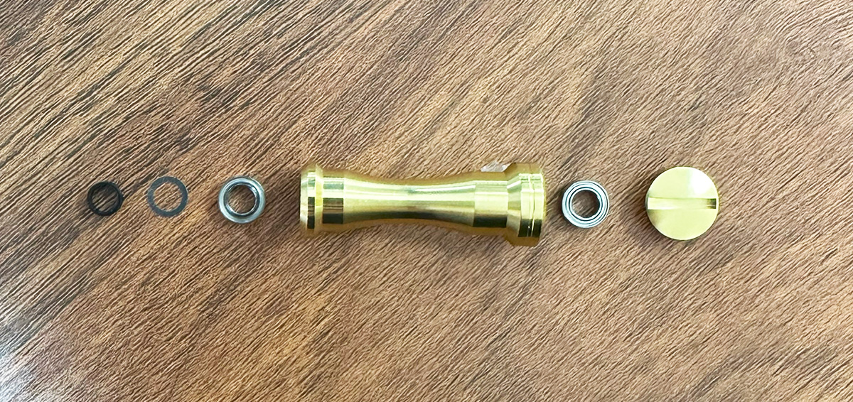 HEDGEHOG STUDIO/ヘッジホッグスタジオ】マシンカット アルミ ハンドル