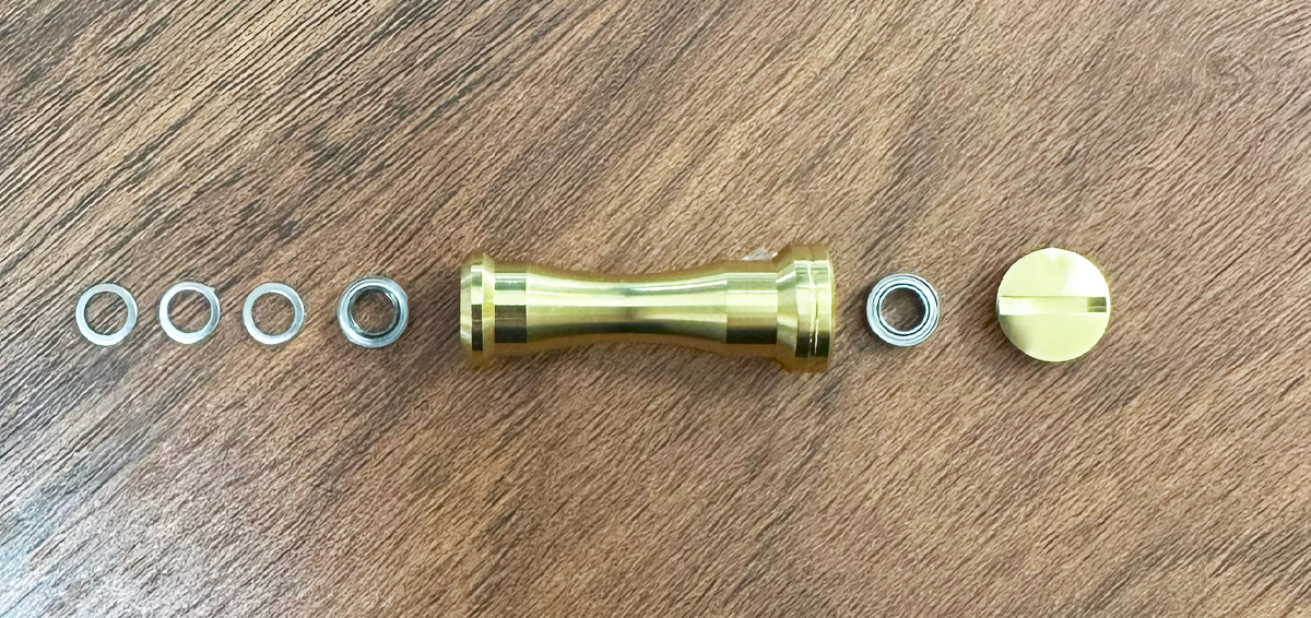 HEDGEHOG STUDIO/ヘッジホッグスタジオ】マシンカット アルミ ハンドル