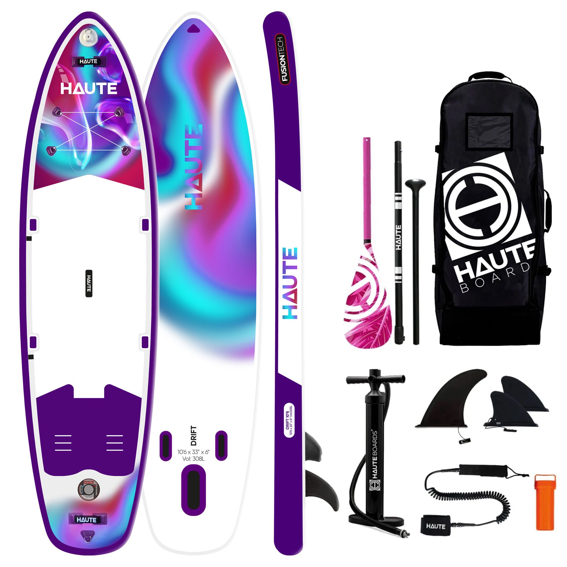 Haute Boards - Haute 10'6 Drift Şişme Sup Paddle Board Full Set