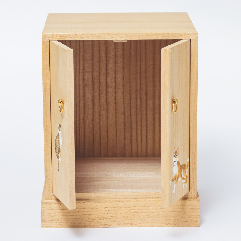 ミニ厨子 観音開き ｜ 桐箱・京都 堀川五条 - 株式会社箱藤商店