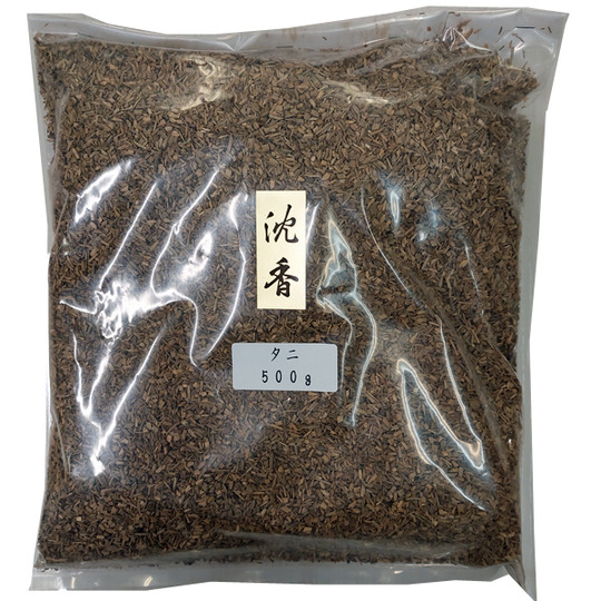 500gのタニ沈香がなんと15750円。お買い得なビニール袋入り。香り