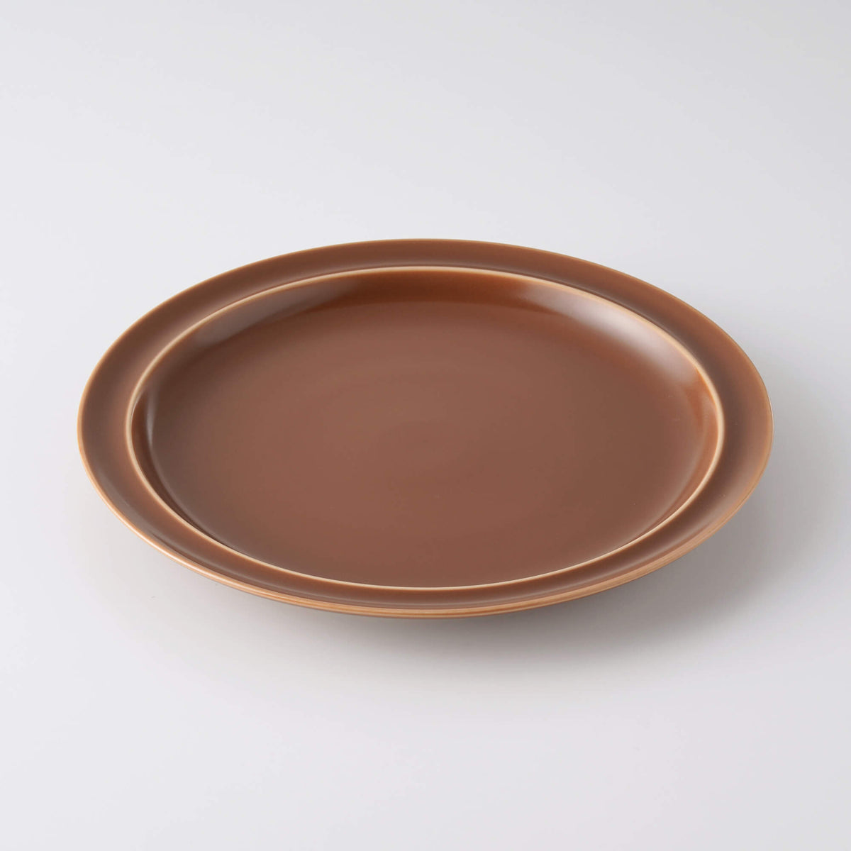 PASTO プレート(L) 茶マット | 白山陶器直営オンラインストア