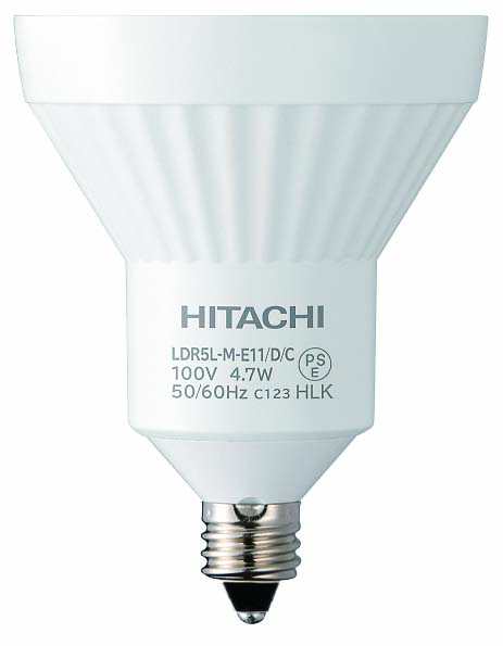 生産終了品】LED電球ハロゲン電球形(LDR5L-M-E11/D/C)：日立グローバル