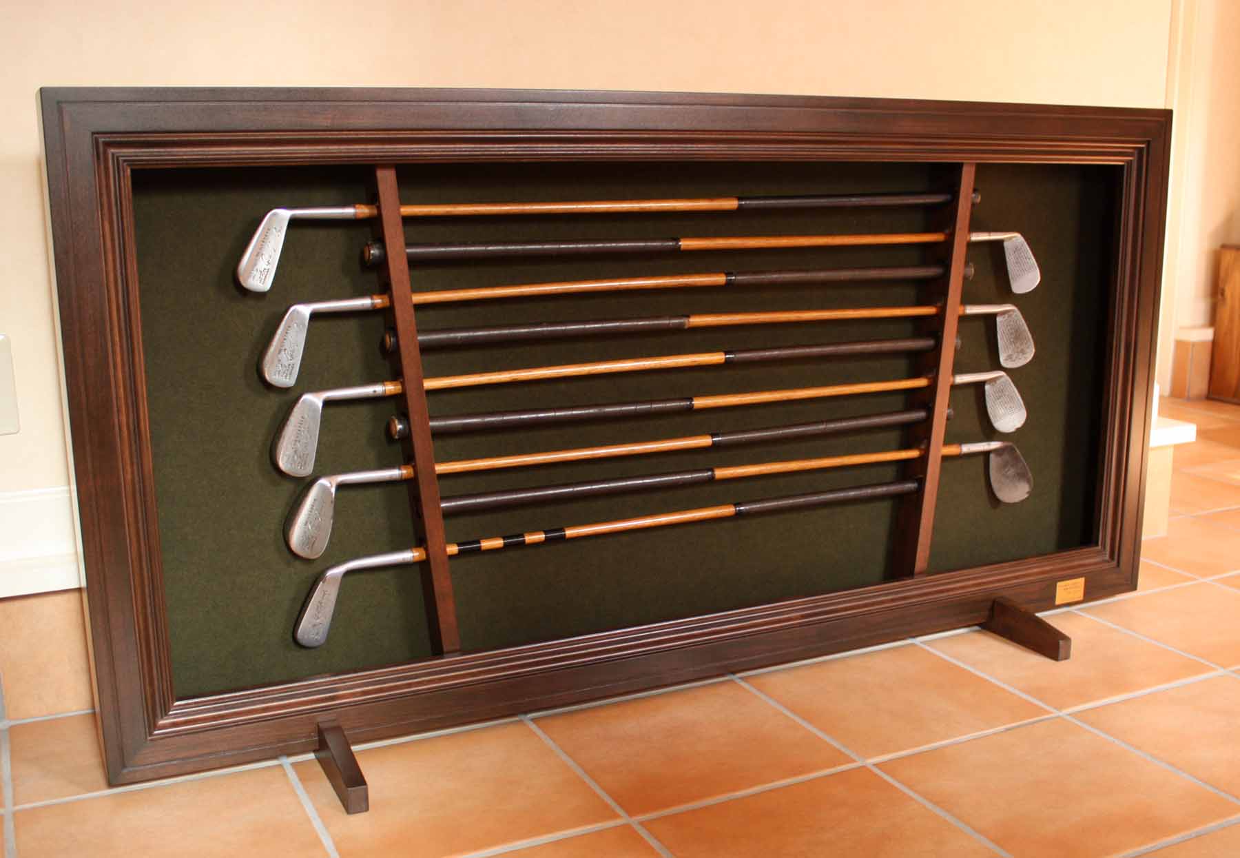 ゴルフクラブ・ディスプレイラック | HUDSON RIVER WOOD CRAFTS