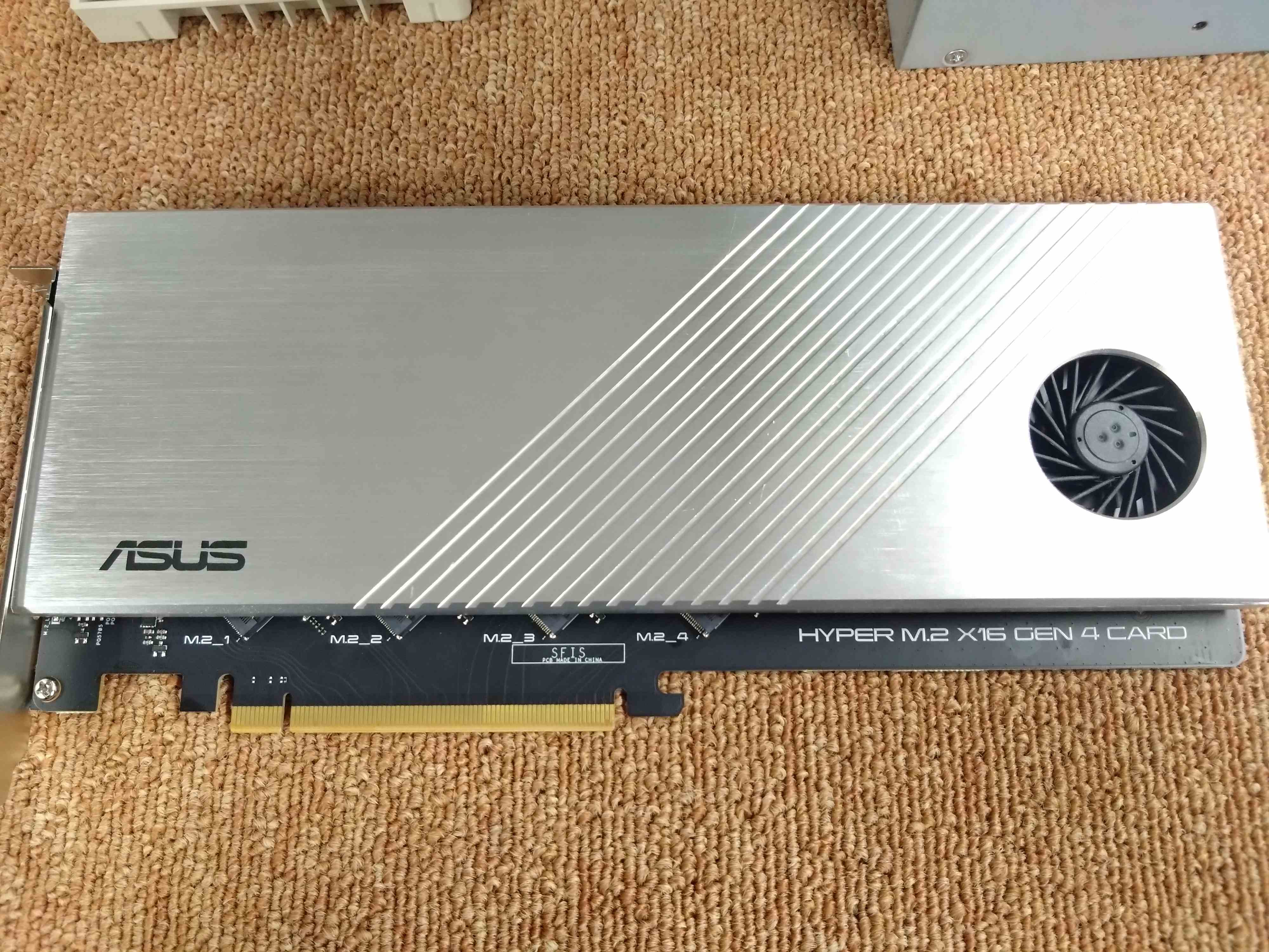 ASUS M.2 アダプタ 「HYPER M.2 X16 GEN 4 CARD」性能検証 | HPC