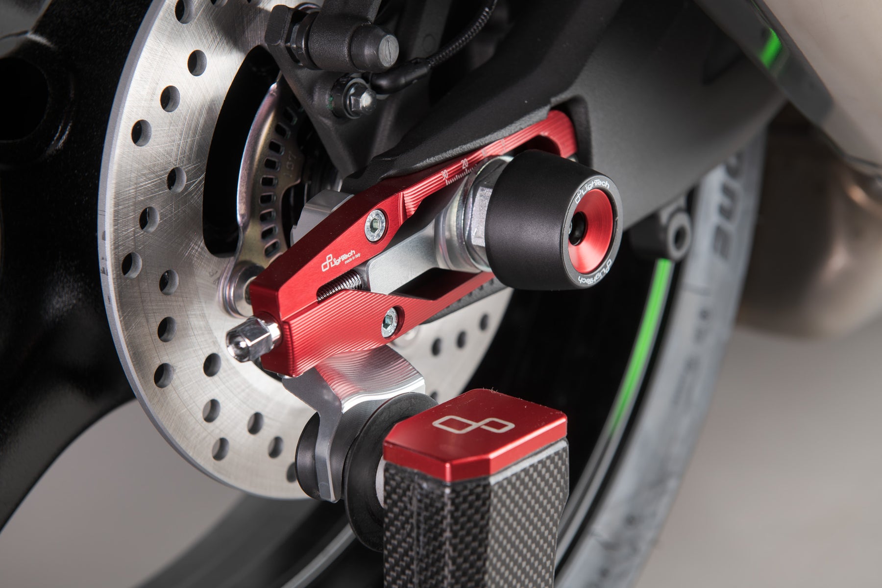 LighTech - チェーンアジャスター用スタンドフック ZX-10R / SE / RR