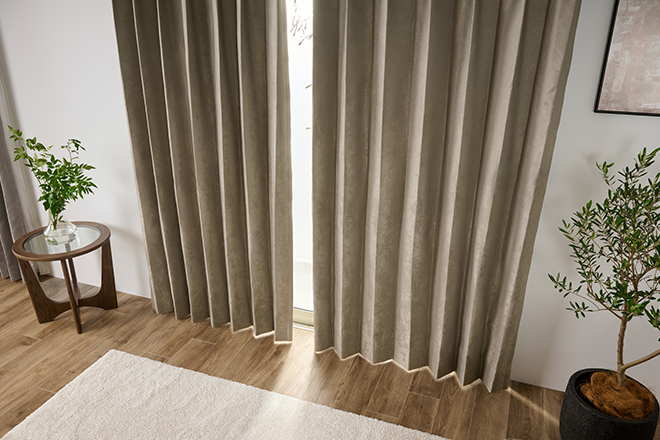 5色 モダンラグジュアリーな石目調の多機能防炎シームレスカーテン