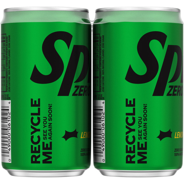 Sprite Zero Sugar Lemon Lime Diet Soda Pop Soft Drinks Same-Day