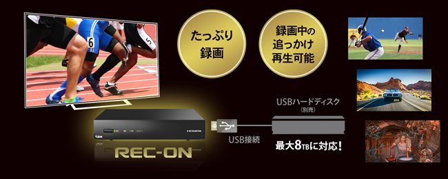 REC-ON（HVTR-BCTZ2/E） | 地上・BS・110度CSデジタル放送対応 録画