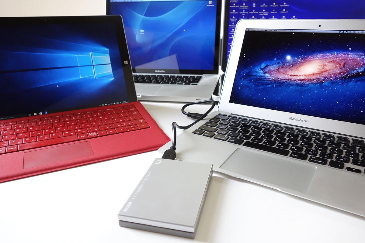 超高速カクうす）再フォーマットなしでWindowsとMac両方で使えるHDD