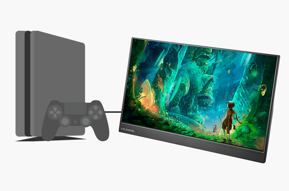 LCD-YC171DX | スタンド一体型 17.3型フルHD対応モバイルディスプレイ