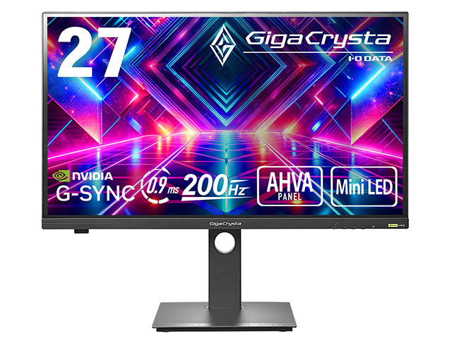 LCD-GDQ271JLAQ | Mini LED採用 200Hz＆WQHD対応広色域27型ゲーミング