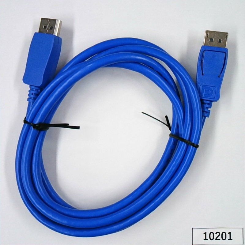 ゲーミングディスプレイ用DisplayPortケーブル(青色）: 製品付属品