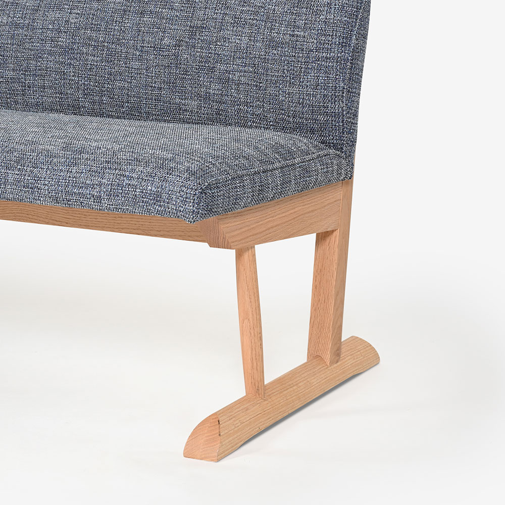 飛騨産業 ベンチ「KAYA3 -カヤ3- LF225R」幅144cm レッドオーク材 WO色