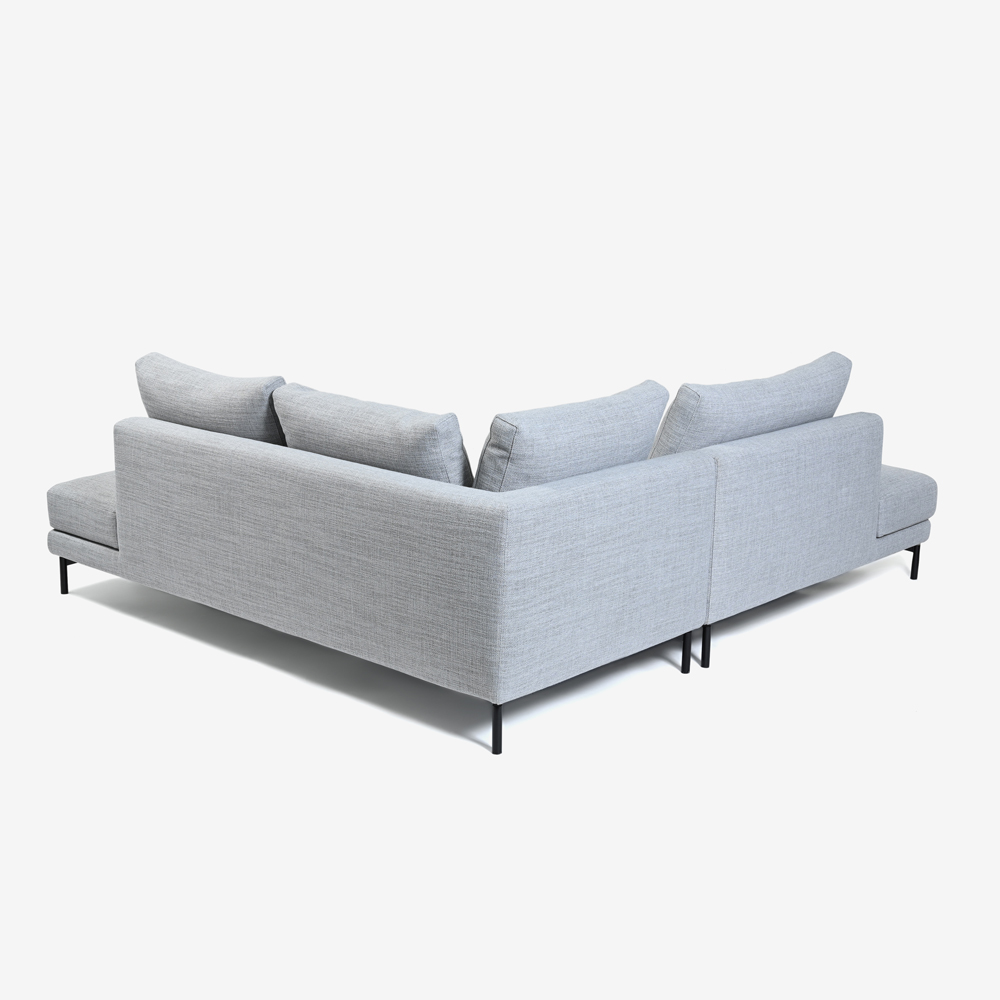 Abitamoda （アビタモーダ）カウチソファ 2点セット「ルイズ」片肘