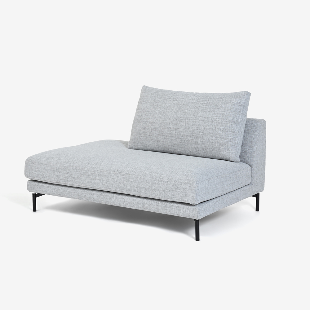 Abitamoda （アビタモーダ）カウチソファ背無小（向かって左）「ルイズ