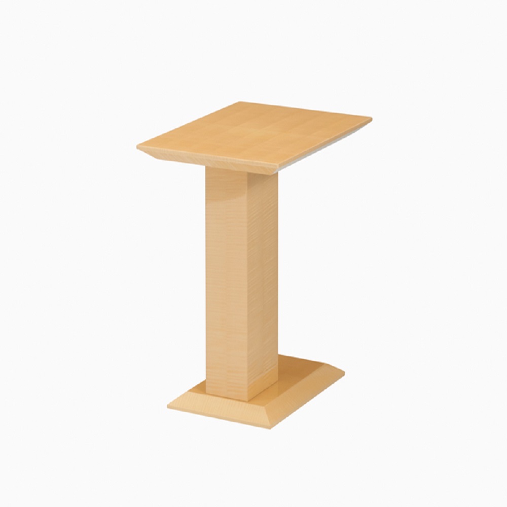 サイドテーブル 「マリーン No.1」ホワイトシカモア材【受注生産品