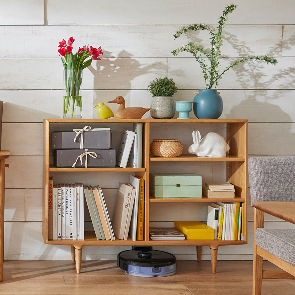 起立木工 オープンシェルフ 「KISSUI（キッスイ）」幅120cm ナラ材