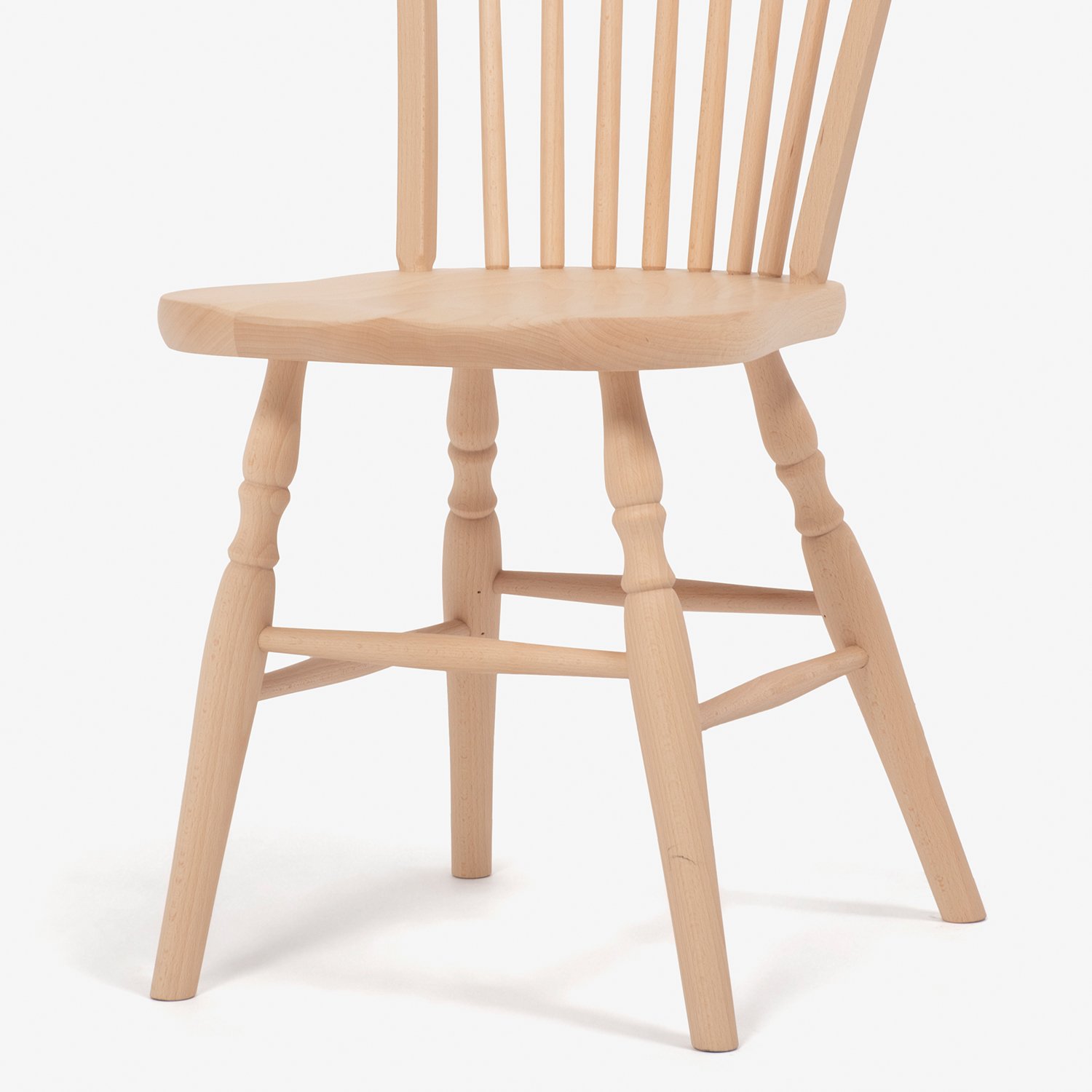 秋田木工 ダイニングチェア「500EB」ブナ材クールグレー色 | 【公式