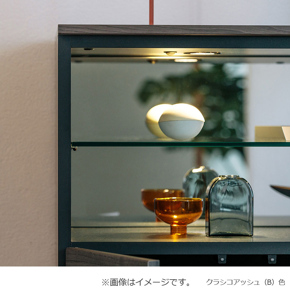 AYANO（綾野製作所）サイドボード「ゼノ ノワール ZL-90AO」幅90cm 全6