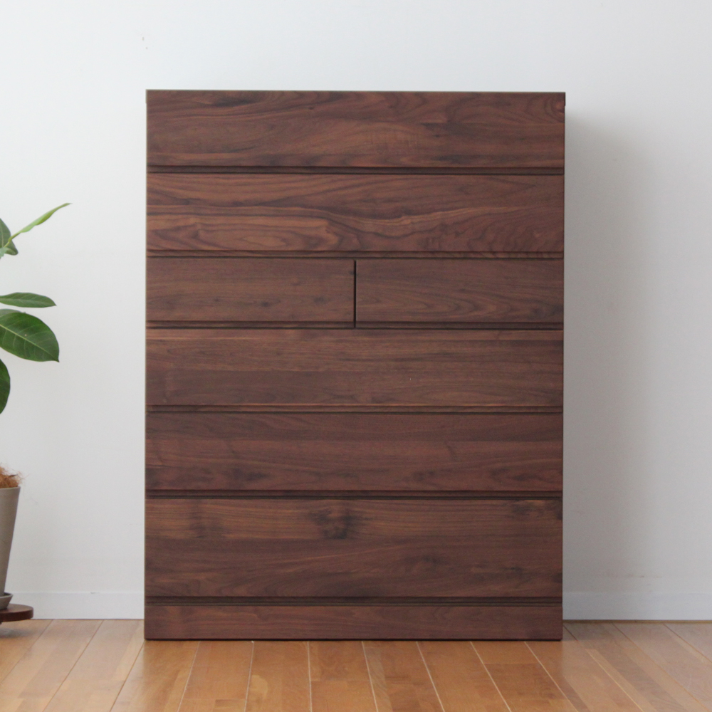 ハイチェスト「レッチェ」幅90cm ウォールナット材 | 【公式】大塚家具