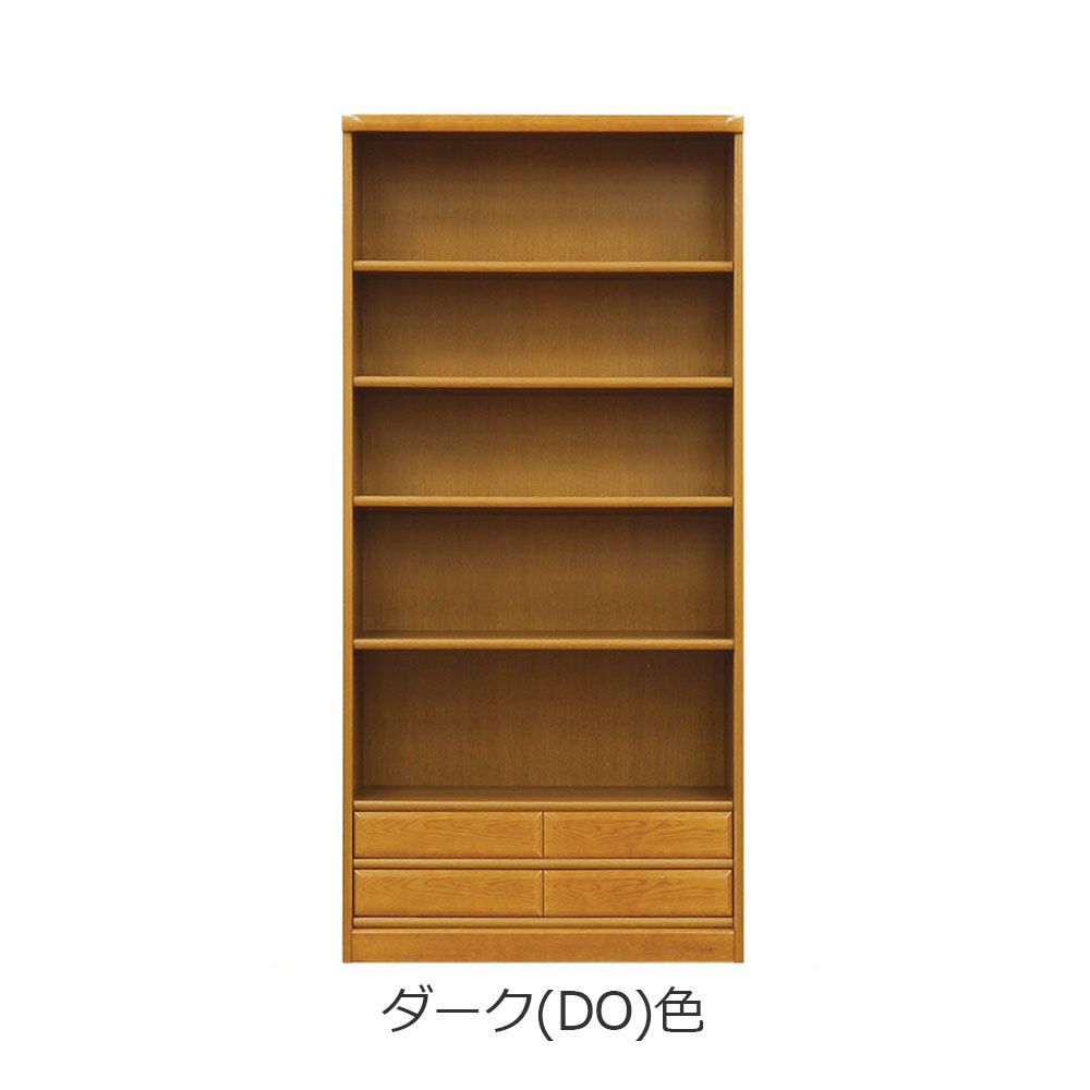 浜本工芸 書棚「No.3600D・No.3608D」オープンタイプ 幅85.1cm 高さ