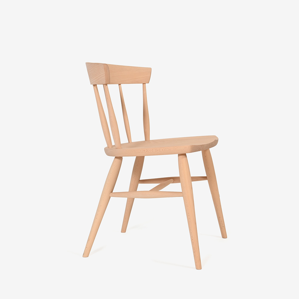 ダイニングチェア 「トリート SC6F」板座 ブナ材 NM色【受注生産品