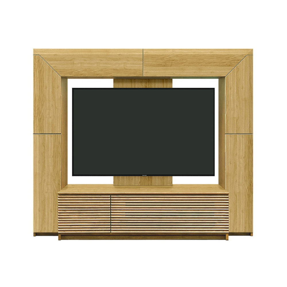 テレビボード「アクロス」ハイタイプ 幅170cm オーク材 ホワイトオーク