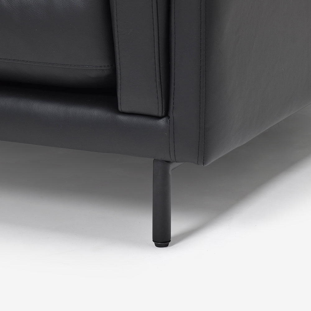 ソファ 2.5人掛け「L/S 71（エルエス71）」幅182cm 革張り 全2色