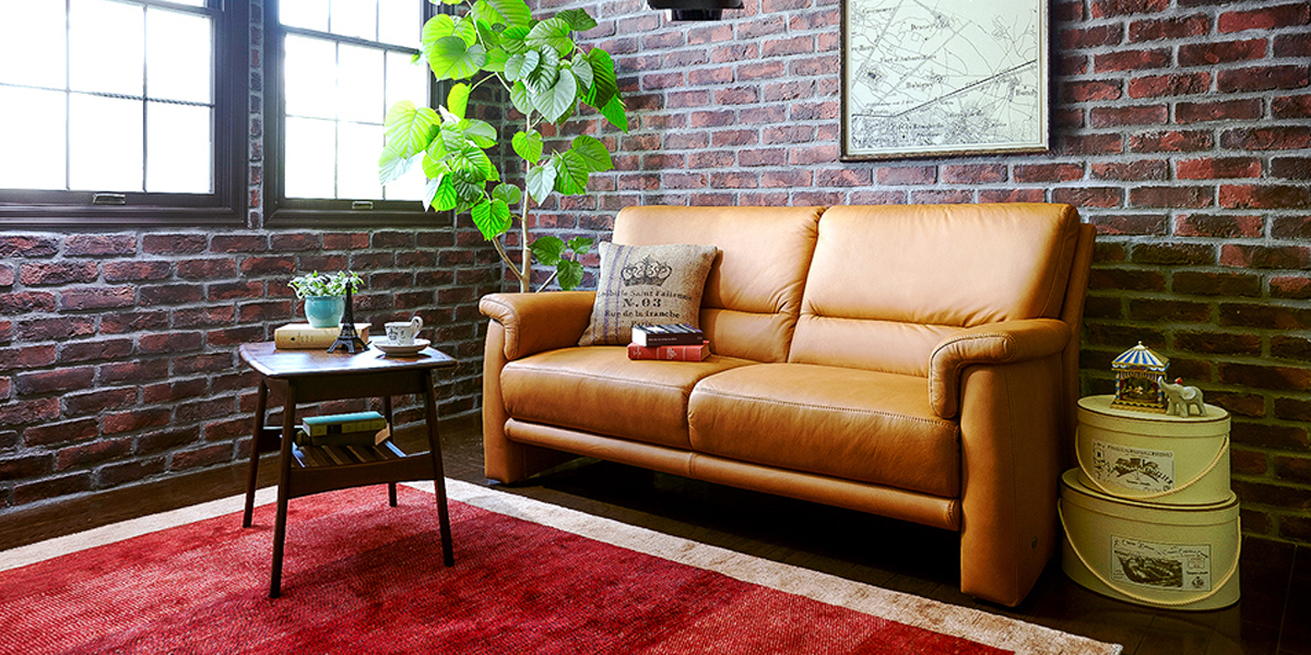 himolla（ヒモラ）ソファ 3人掛け「ベルク model.9002」幅188cm 革#24