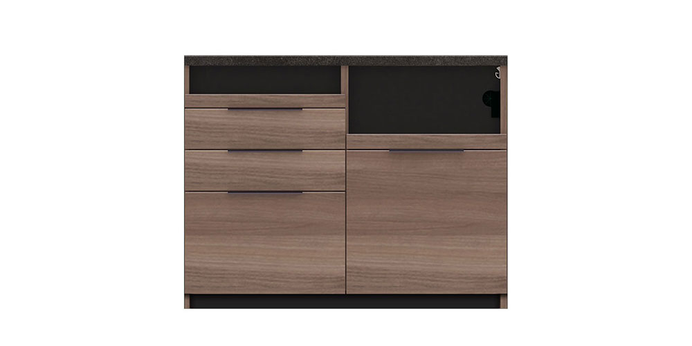 Pamouna（パモウナ）キッチンカウンター「IDA-S1200R下台」幅120cm