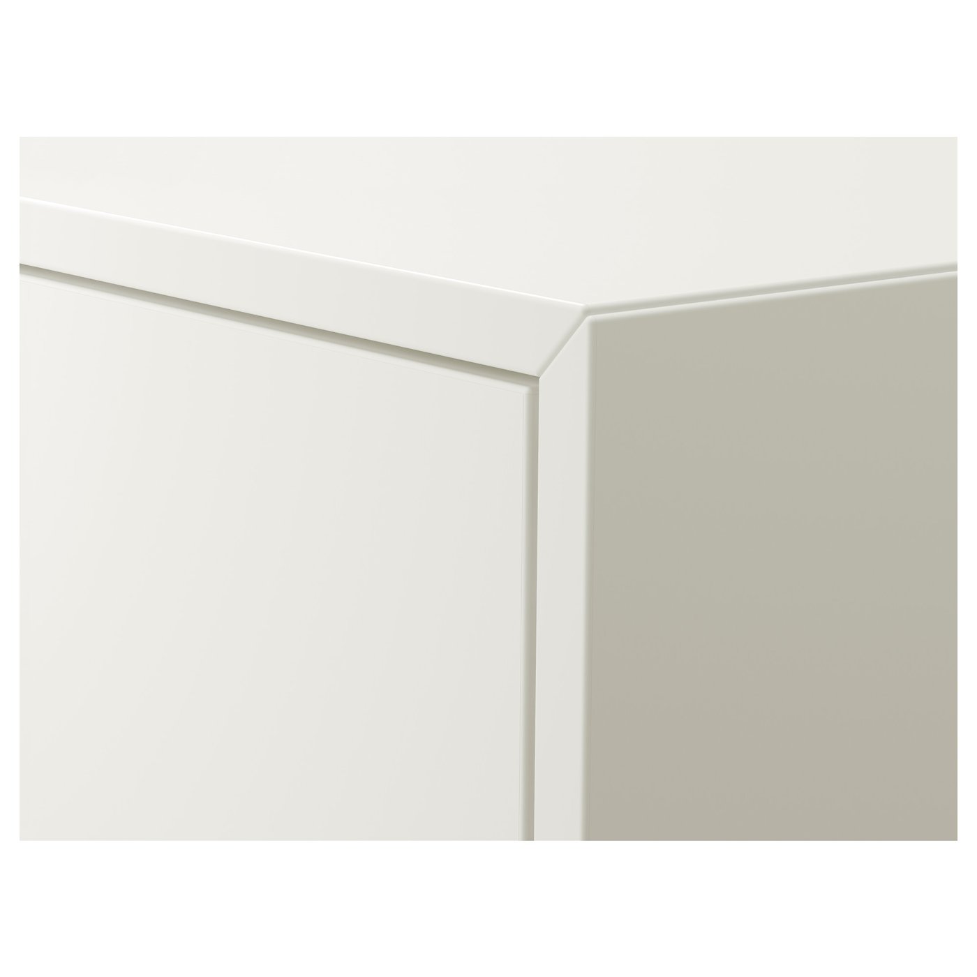 EKET エーケト キャビネット 扉/棚板1付き, ホワイト - IKEA