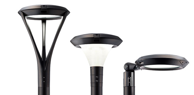 簡単に照明制御ができる新機能追加と新ラインアップをLED街路灯3