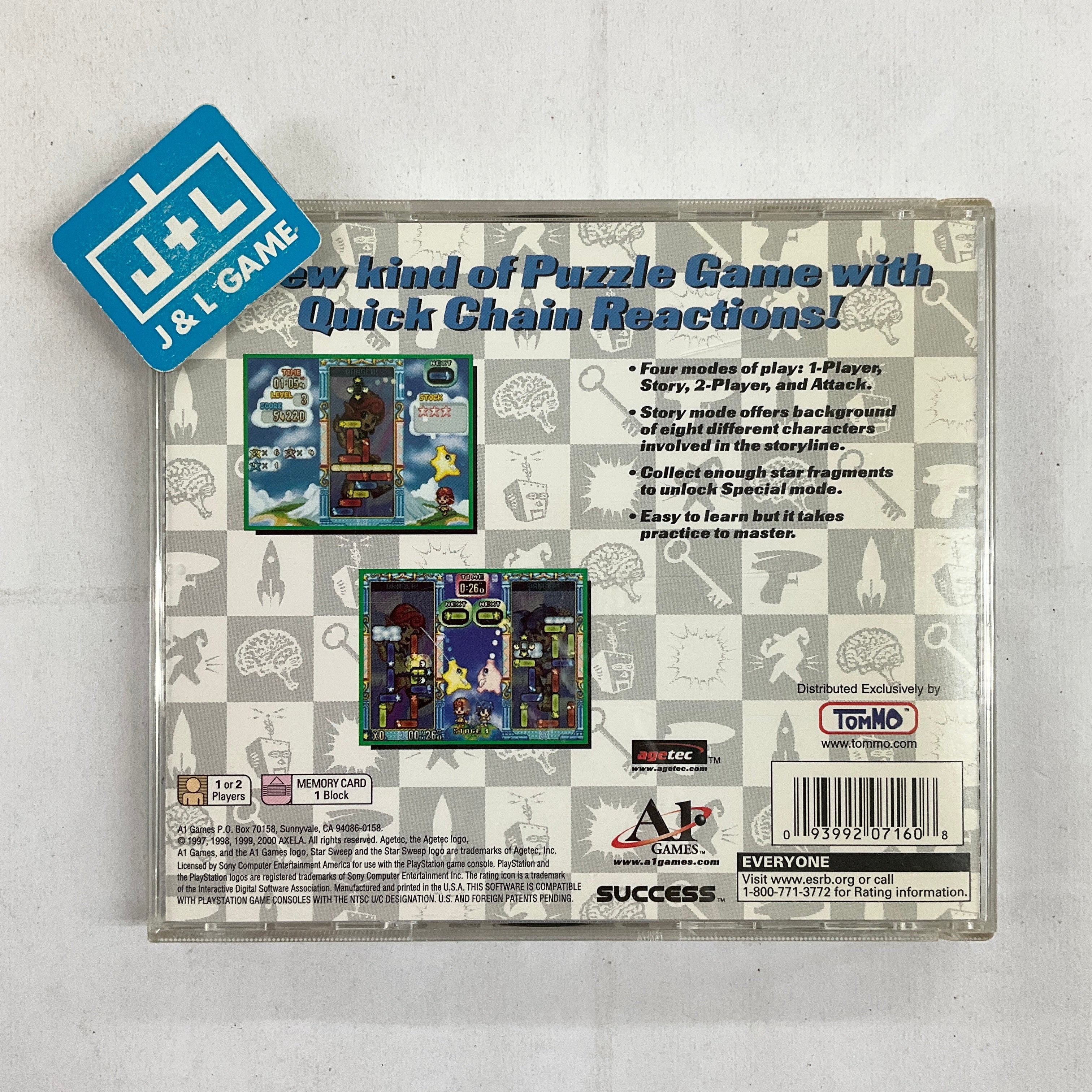 Puzzle: Star Sweep - (PS1) PlayStation 1 [Pre-Owned] | J&L Game