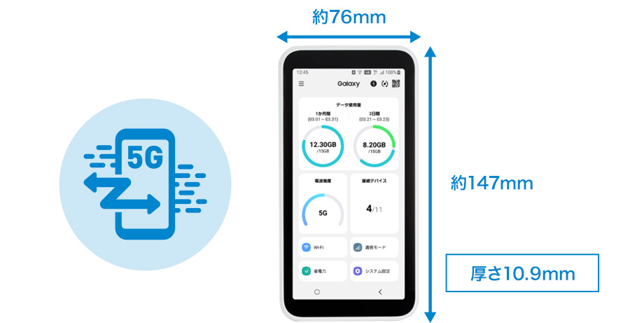 Galaxy 5G Mobile Wi-Fi（販売終了） | J:COM WiMAX +5G | J:COM