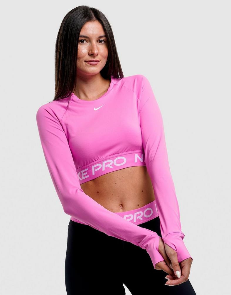 Nike Training Pro Women's Long-Sleeve Top Pink FV5484-675