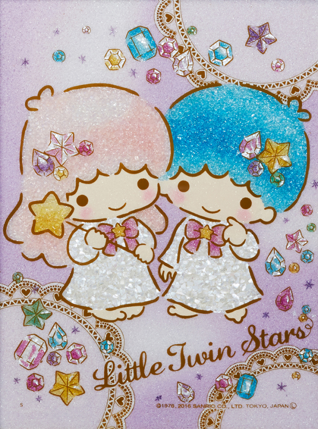ジュエリー絵画『ビジューツインズ』リトルツインスターズ キキララ