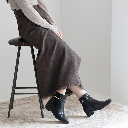 HOLLY XL ショートブーツ RANDA（ランダ） ブーツ 晴雨兼用 チャンキーヒールベーシックショート