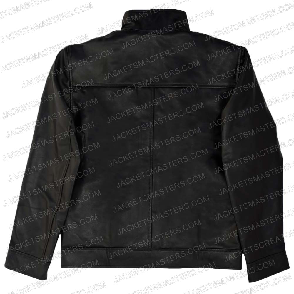 James Westworld S04 Teddy Flood Leather Jacket - Jackets Masters