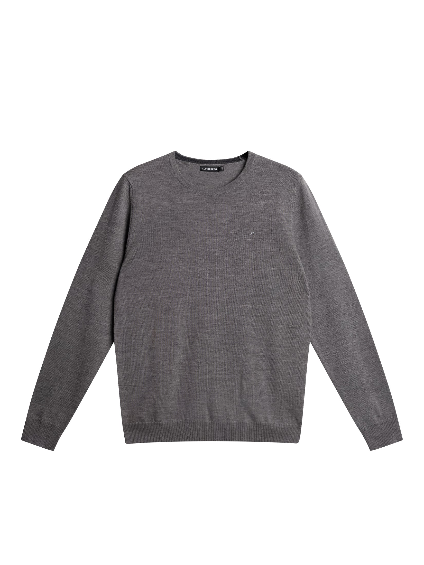 Lyle Merino Crew Neck Sweater / Grey Melange – J.Lindeberg