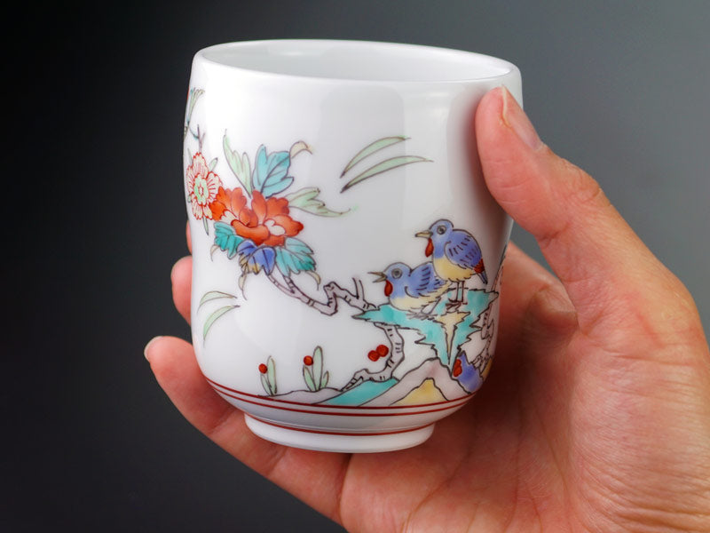 有田焼】湯呑み 色絵花鳥図 - JTOPIA