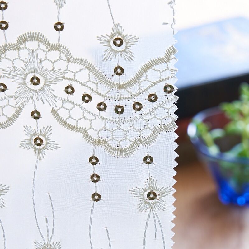 エリーゼ カフェカーテン JE-92515 ホワイト ｜ジャストカーテン