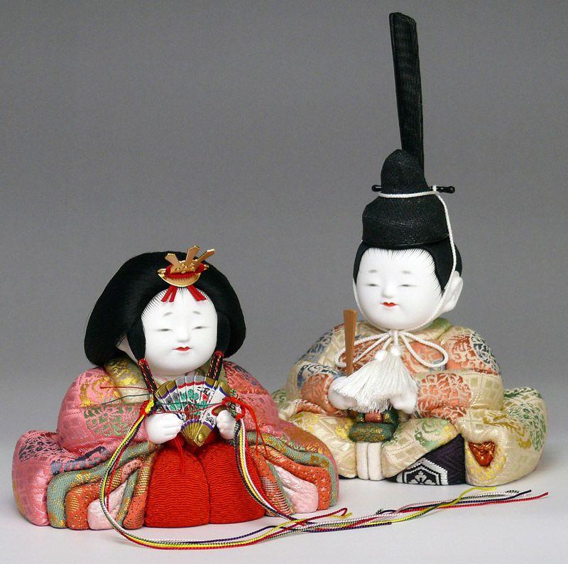 石川潤平工房】木目込ひな人形作品例 親王 岐阜県 美濃加茂市 人形処橋本屋