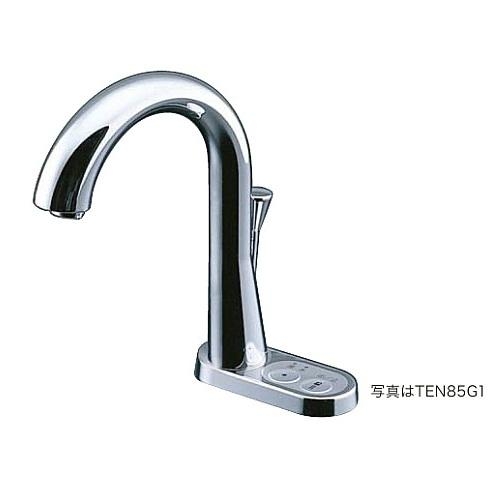 TEN85G1 台付自動水栓（湯水切替、AC100V、ワンプッシュ） 【TOTO】の