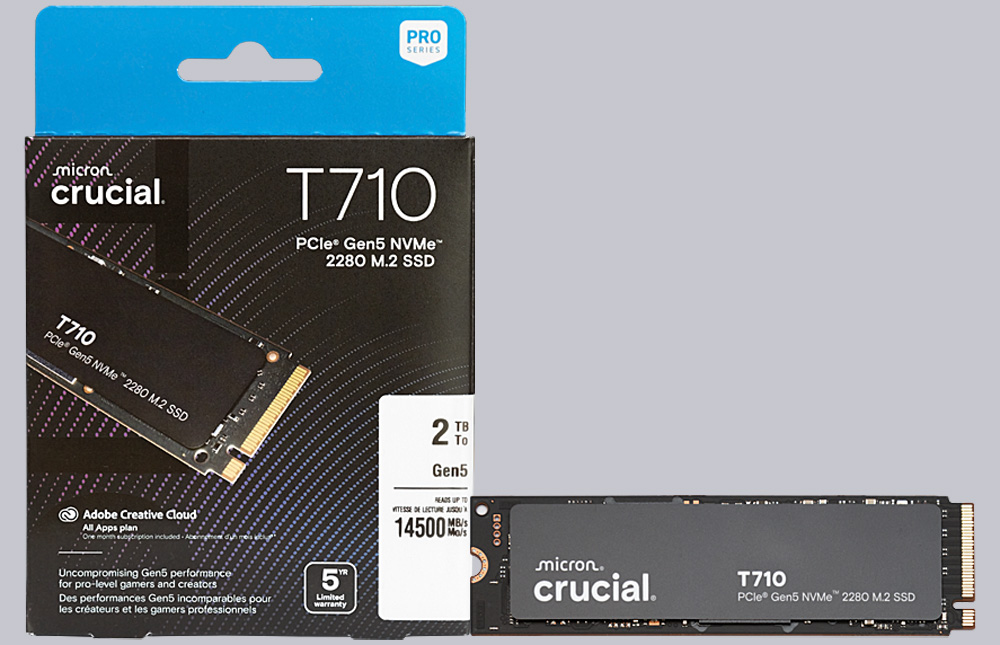 Crucial T710 2TB M.2 PCIe 5.0 NVMe SSD Review Result and general