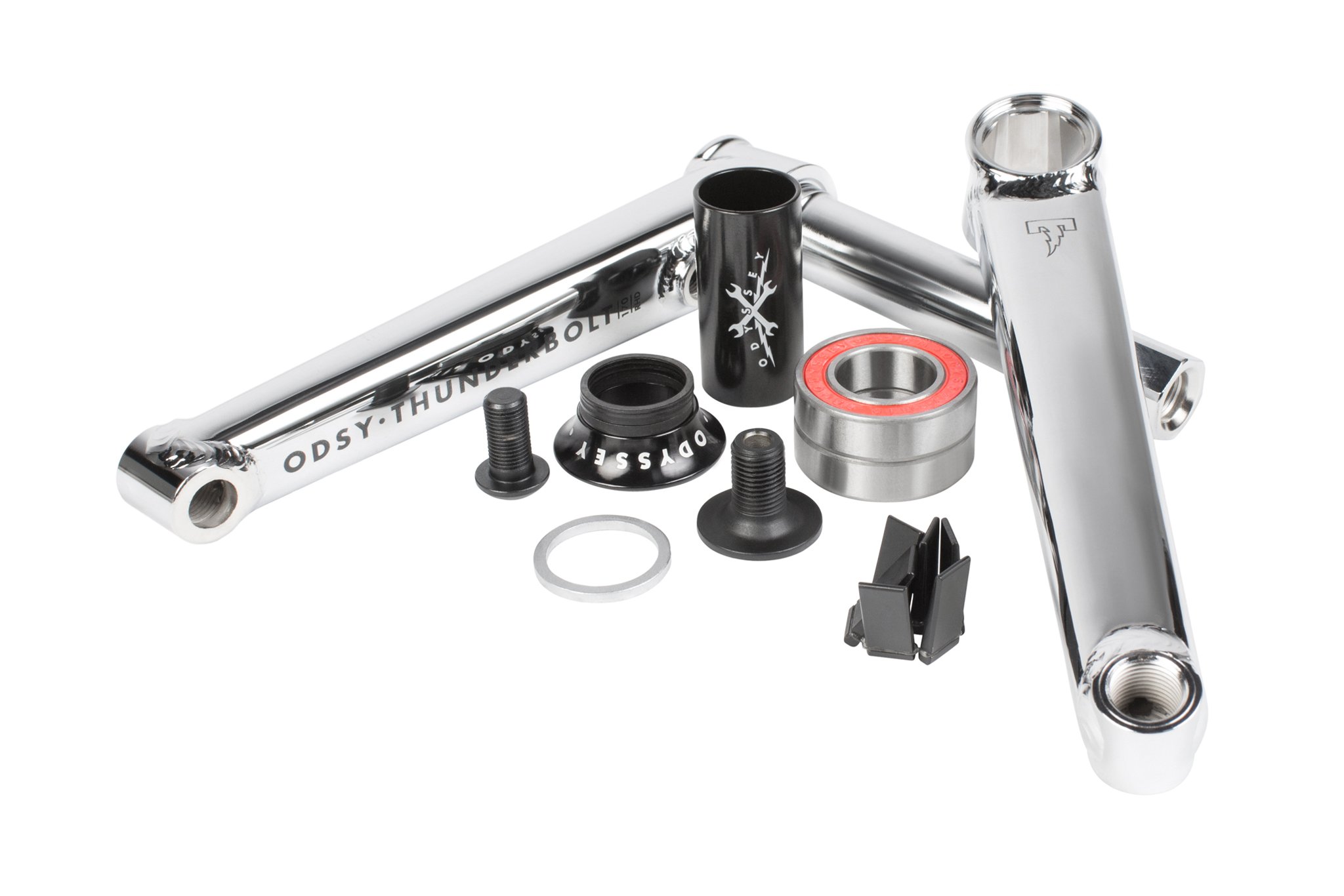 Chrome Thunderbolt+ Cranks / Available Now | Odyssey BMX