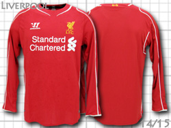 リバプール Warrior Liverpool Home 2014/15 ユニフォームショップ O.K.A.